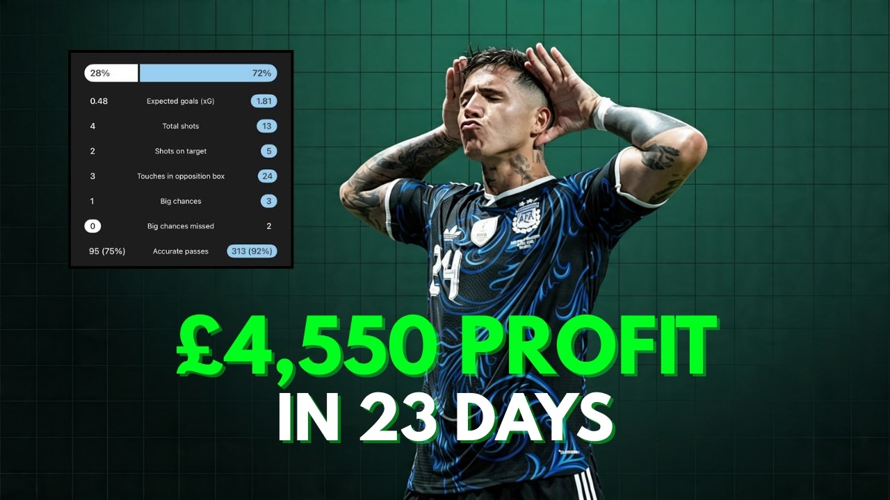 £4,550 in 23 Days: Why Pre-Match Betting Is Wasting Your Money!